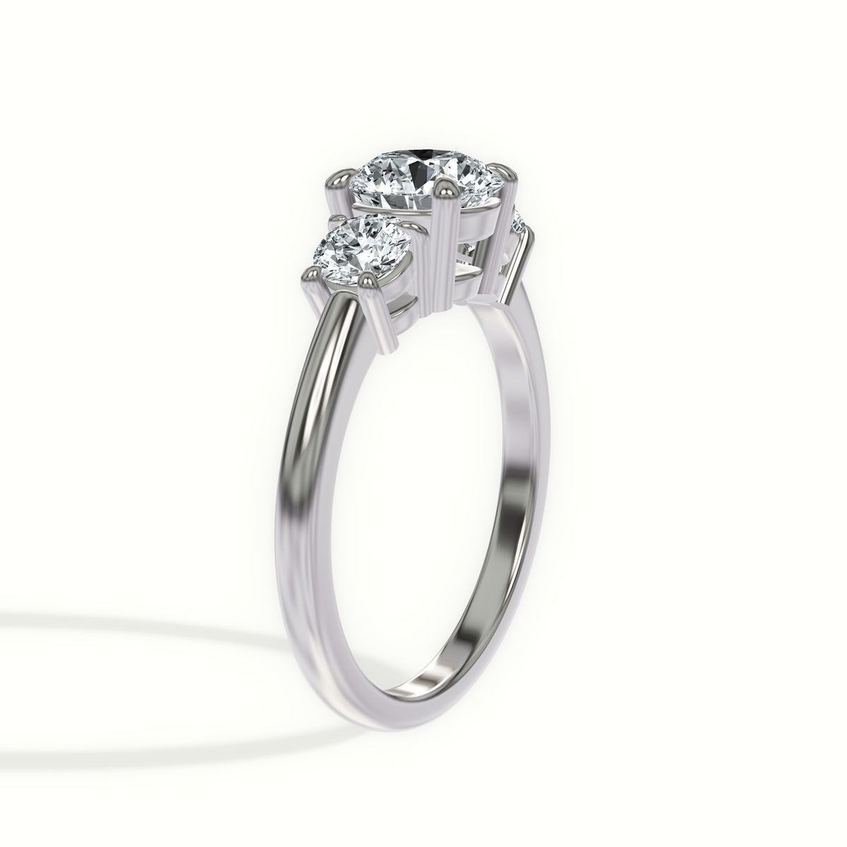 Classic Three Stone Engagement Ring