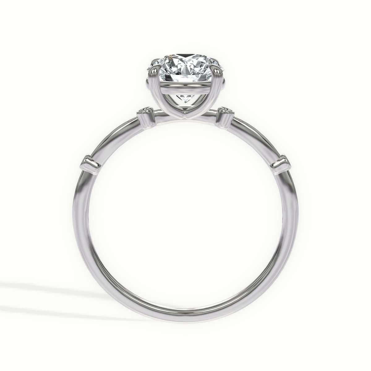 Nature-Inspired Twig Style Solitaire Engagement Ring