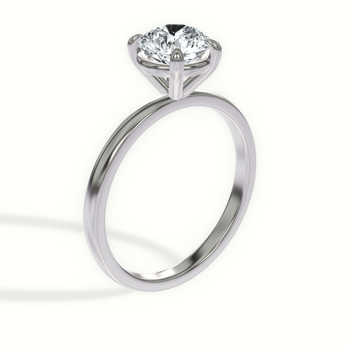 Classic Solitaire 4-Prong Engagement Ring