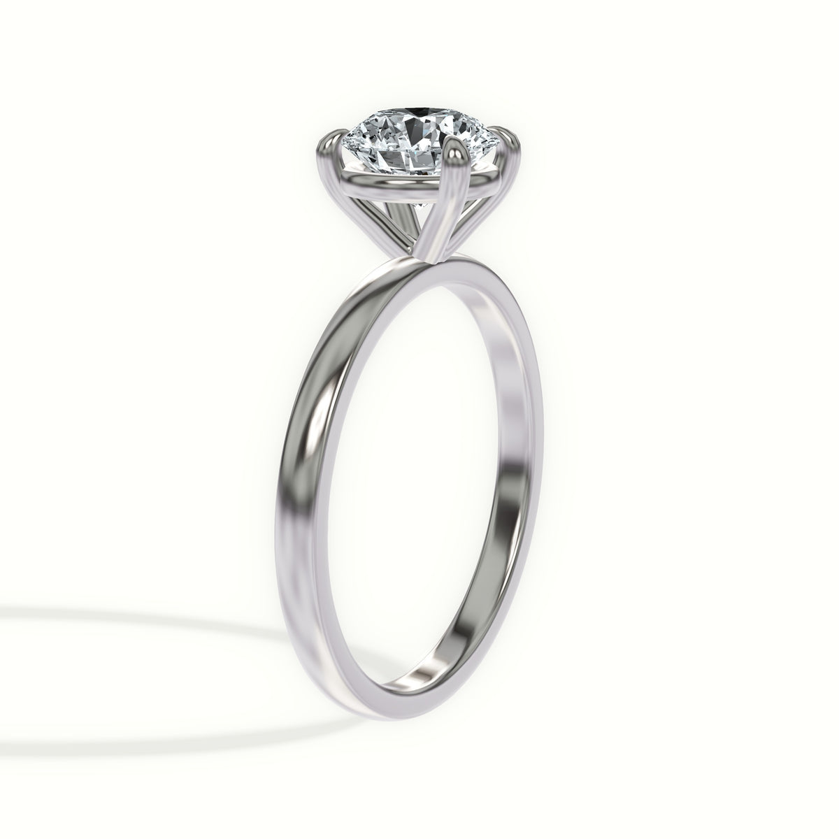 Classic Solitaire 4-Prong Engagement Ring