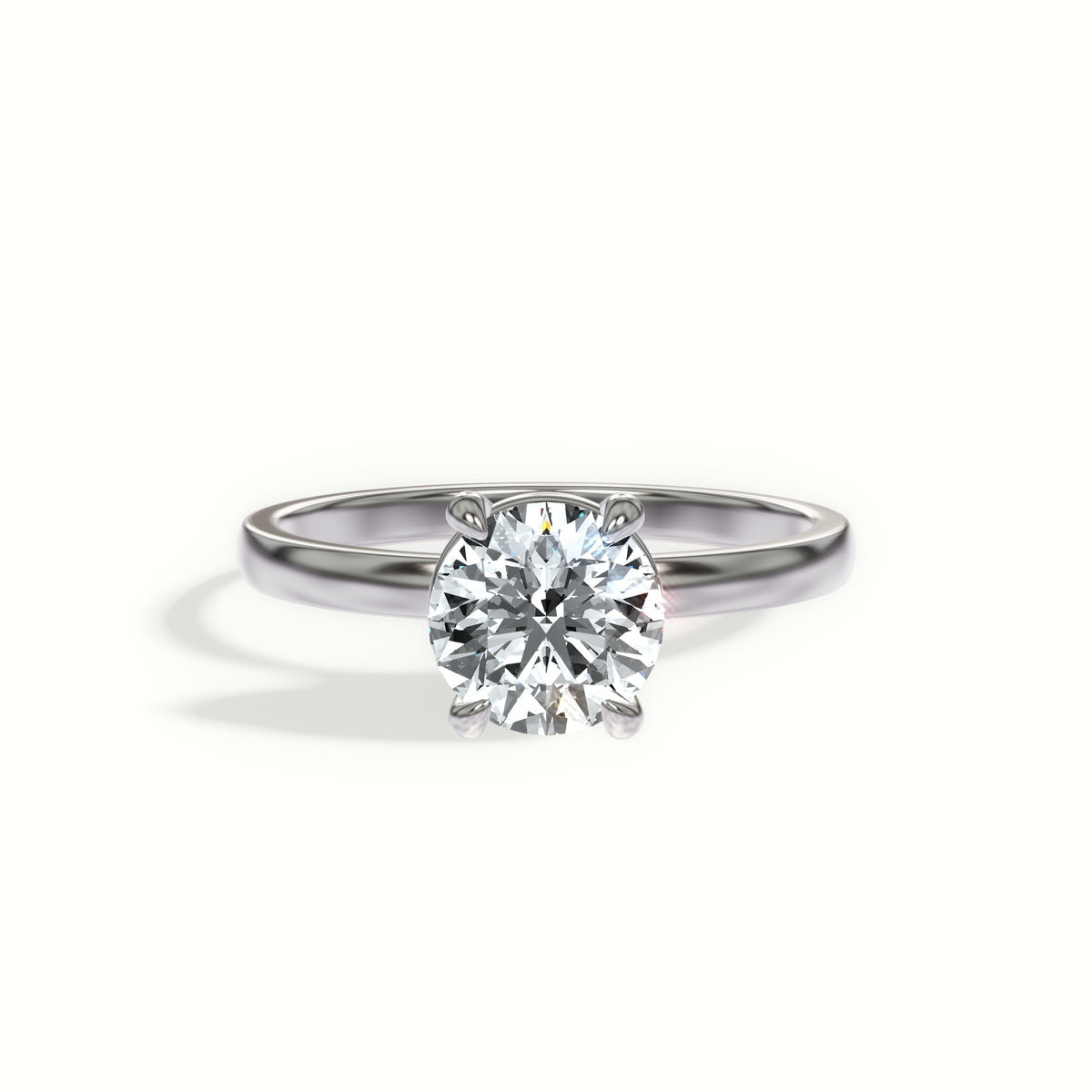 Classic Solitaire 4-Prong Engagement Ring