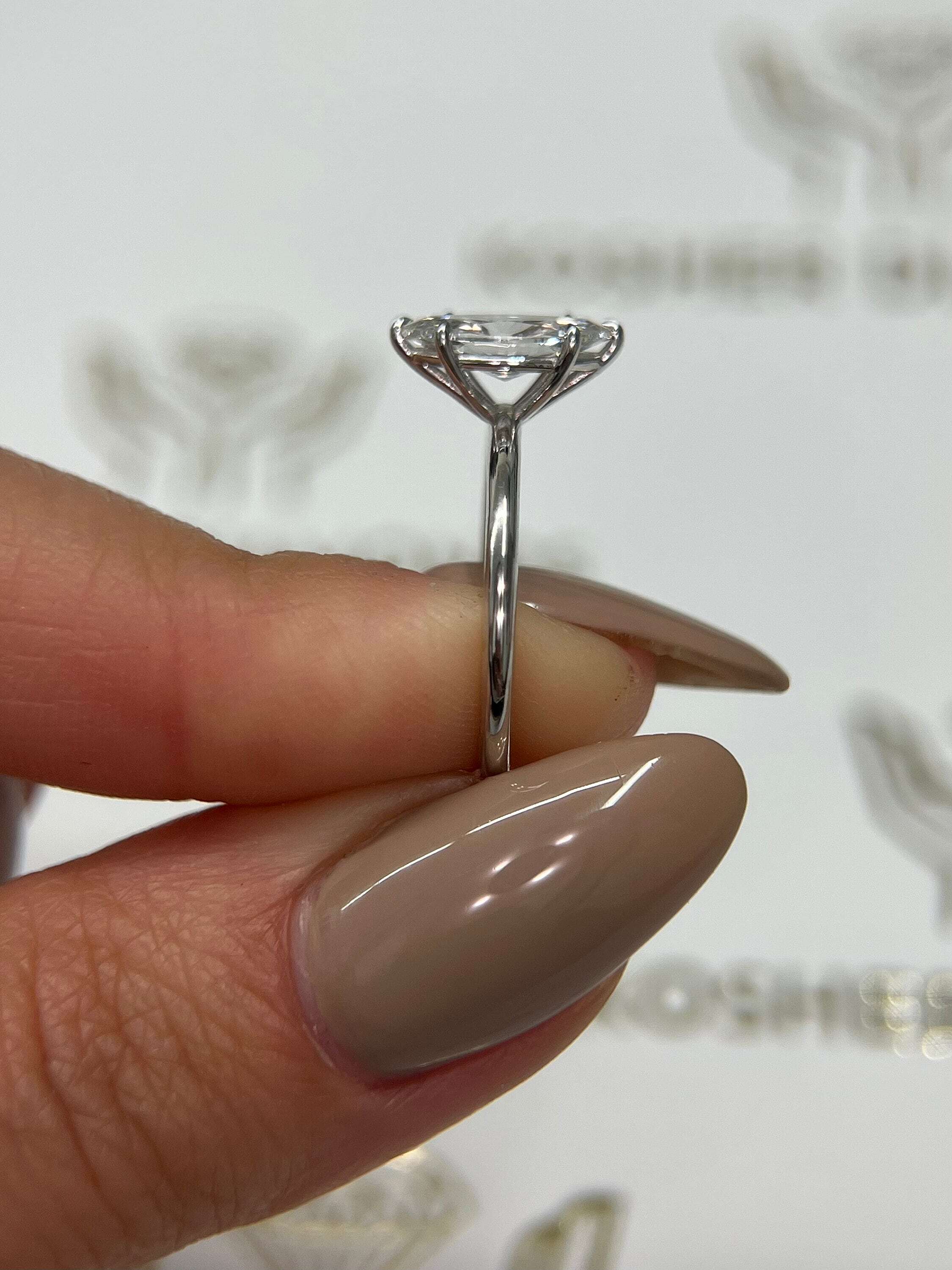 1 Carat Marquise Cut Diamond Solitaire Engagement Ring