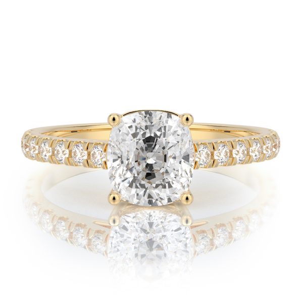 MICHAL Carat Cushion Cut Diamond Engagement Ring Kosher